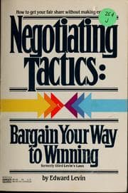 Tapa de Negotiating tactics