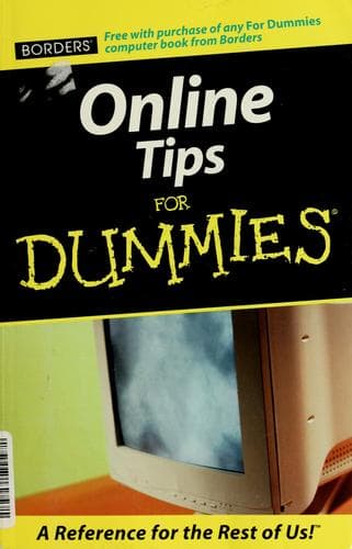 Tapa de Online tips for dummies