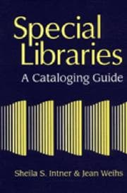 Tapa de Special libraries