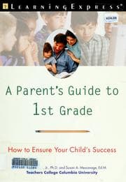 Tapa de A parent's guide to 1st grade