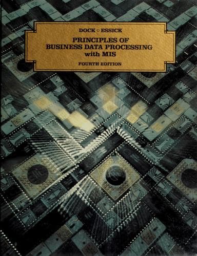 Tapa de Principles of business data processing with MIS