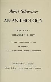 Tapa de Albert Schweitzer: an anthology
