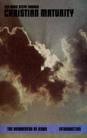 Tapa de The uniqueness of Jesus