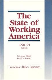 Tapa de State of Working America , 1990-91