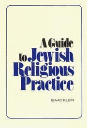 Tapa de A guide to Jewish religious practice