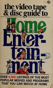 Tapa de The Video tape & disc guide to home entertainment