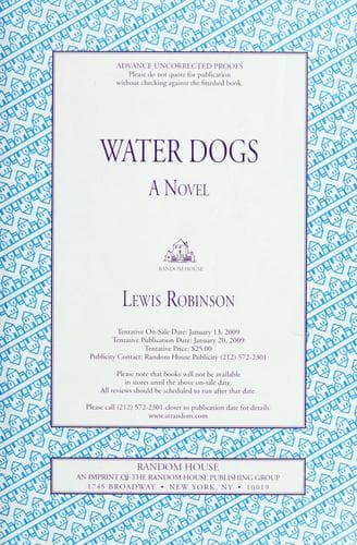 Tapa de Water dogs