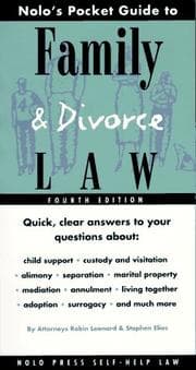Tapa de Nolo's pocket guide to family law
