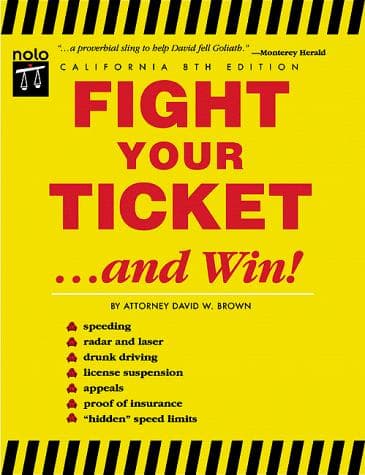 Tapa de Fight your ticket-- and win!