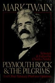 Tapa de Plymouth Rock and the Pilgrims and other salutary platform opinions
