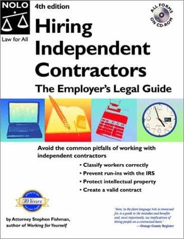 Tapa de Hiring independent contractors