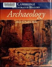 Tapa de The Cambridge illustrated history of archaeology