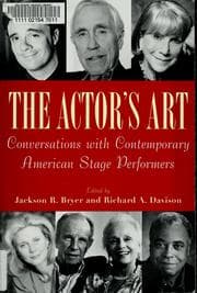 Tapa de The actor's art