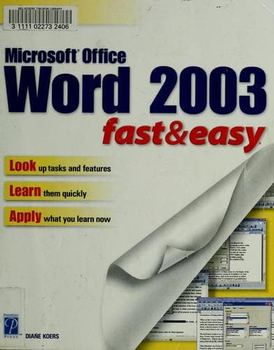 Tapa de Microsoft Office Word 2003
