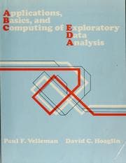 Tapa de Applications, Basics, and Computing of Exploratory Data Analysis
