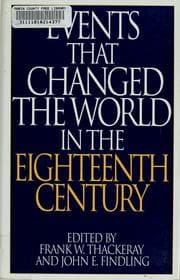 Tapa de Events that changed the world in the eighteenth century