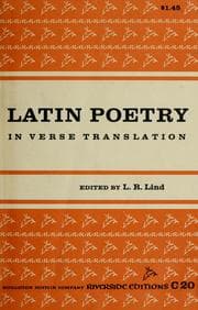 Tapa de Latin poetry in verse translation: from the beginnings to the Renaissance