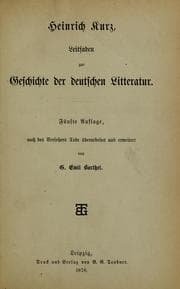 Tapa de Leitfaden zur Geschichte der deutschen Litteratur