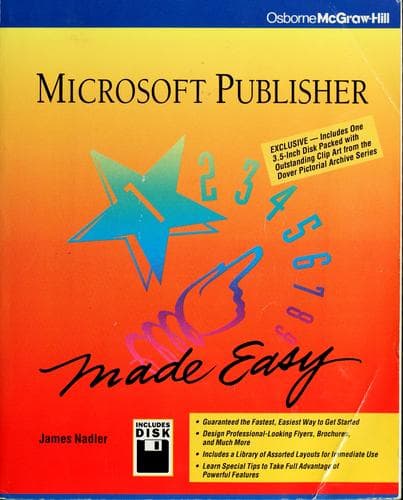 Tapa de Microsoft Publisher made easy