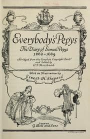 Tapa de Everybody's Pepys