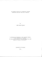 Tapa de An economic analysis of alternative revenue generating policies for state financing