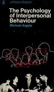 Tapa de The psychology of interpersonal behavior