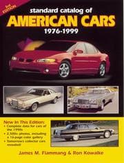 Tapa de Standard Catalog of American Cars,  1976-1999 (Standard Catalog of American Cars)