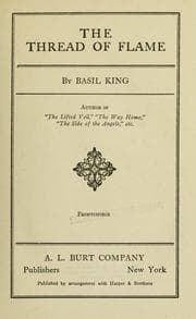 Tapa de The thread of flame. --