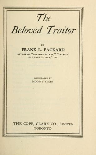 Tapa de The beloved traitor