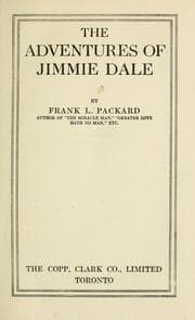Tapa de The adventures of Jimmie Dale. --