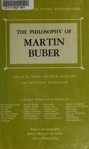Tapa de The philosophy of Martin Buber
