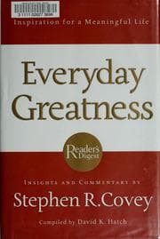 Tapa de Everyday greatness