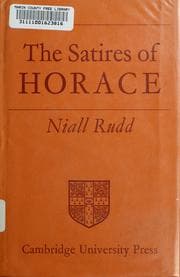 Tapa de The Satires of Horace (Campus)