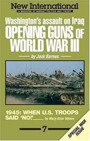Tapa de Opening Guns of World War III