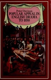 Tapa de Popular appeal in English drama to 1850