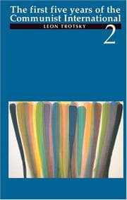 Tapa de First Five Years Years of the Communist International (First Five Years of the Communist International)