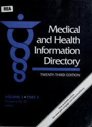 Tapa de Medical and Health Information Directory
