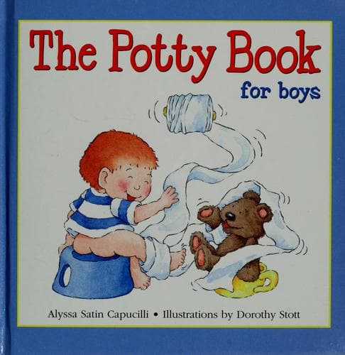 Tapa de The potty book for boys