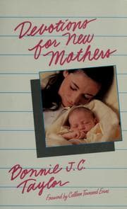 Tapa de Devotions for new mothers