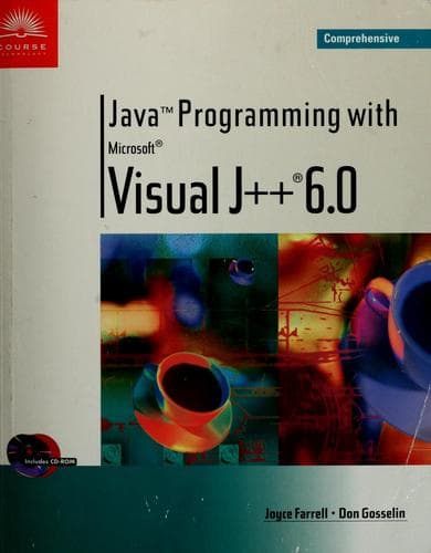 Tapa de Java programming with Microsoft Visual J++ 6.0