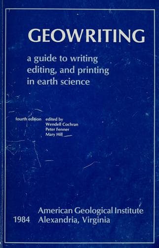 Tapa de Geowriting