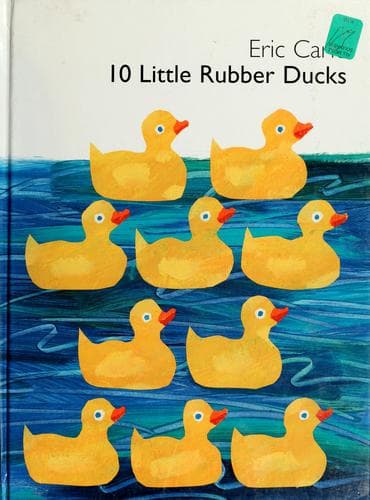 Tapa de 10 little rubber ducks