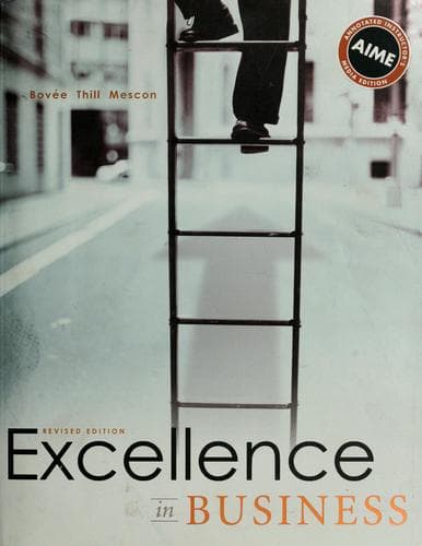 Tapa de Excellence in business