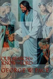 Tapa de Our search to know the Lord