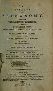 Tapa de A treatise on astronomy