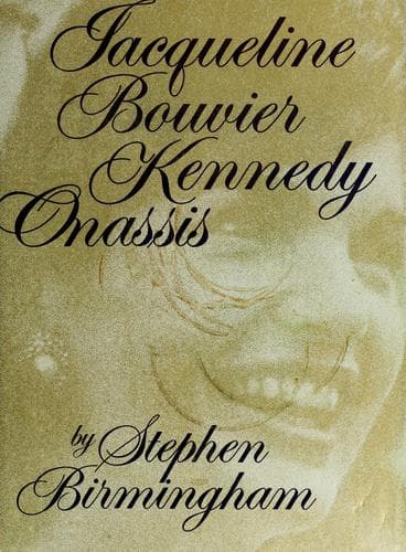 Tapa de Jacqueline Bouvier Kennedy Onassis