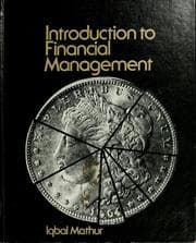 Tapa de Introduction to financial management