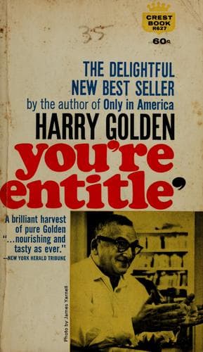 Tapa de You're entitle'