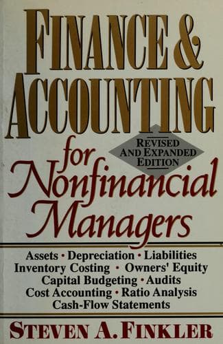 Tapa de Finance & accounting for nonfinancial managers