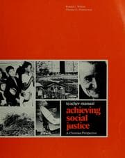 Tapa de Achieving social justice